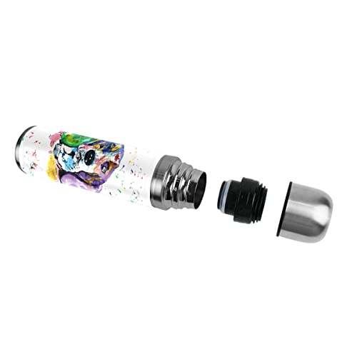 Basset Hound Dog Art Painting Botella de agua de acero inoxidable con aislamiento al vacío Termo de 500 ml de viaje… - Imagen 5