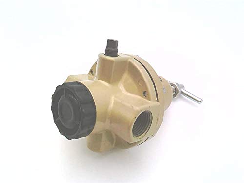 Parker Hannifin P31RB92BN5P Series P31 Global Modular Mini Regulator, Relieving Relief, Non-Rising Knob, 125 psig with Square Gauge, Plastic Panel Mount Nut Mounting, 1/4