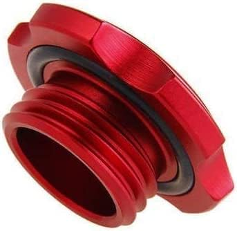 Available Aluminum Alloy Engine Oil Filler Cap for Subaru STI WRX GC GD GF GM GG GE Tank Covers Auto Replacement Parts (Red 1)