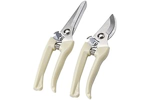 Two Pack Flower and Plant Scissors for Smooth and Clean Cuts