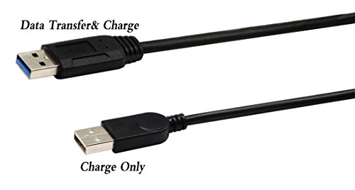Zdycgtime Usb 3.0 Extender Cable Usb 3.0 Female To Usb 3.0 & Usb 2.0 Male Extra Power Data Y Splitter Charger Extension Cable(33Cm/13Inch) #TOP3