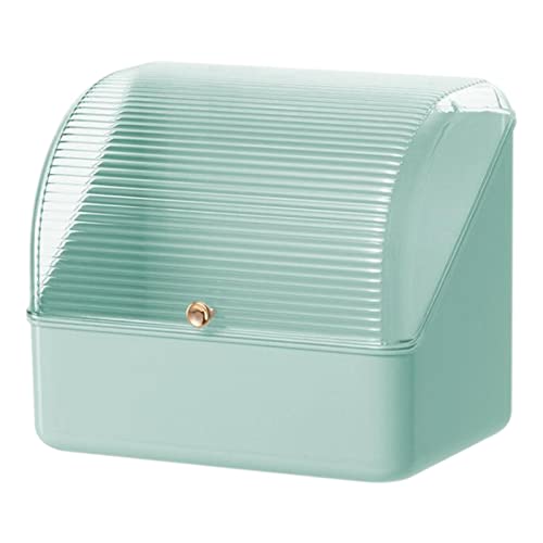 Organizer per trucco scrivania impermeabile e antipolvere grande con coperchi scato di immagazzinaggio per per espositore Capovolgere i