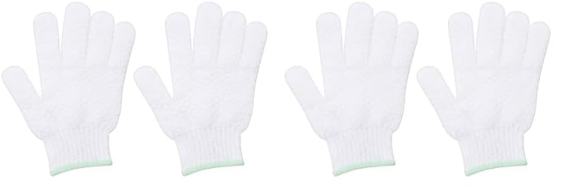 EcoToolsAvocado Oil Infused Gentle Exfoliating Bath and Shower Gloves, Exfoliating Body Mitt for Soft Skin, For Body Soap and Body Scrub, Pack of 2-2 Gloves Total