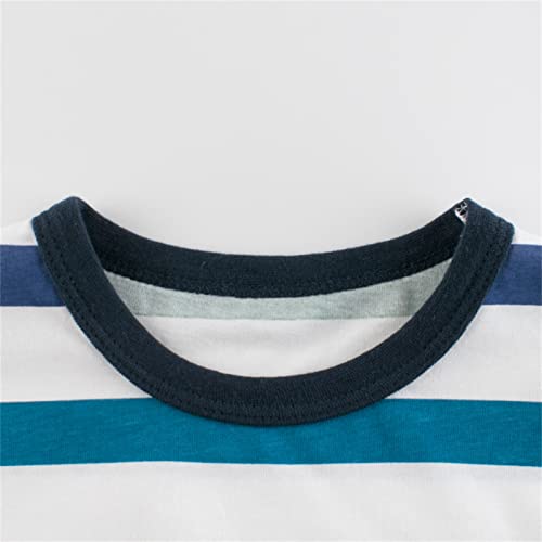 Kids Boys Girls Striped Camouflage T Shirts Crewneck Tops Teens Athletic Tee School Uniform Children's Cotton Clothes4