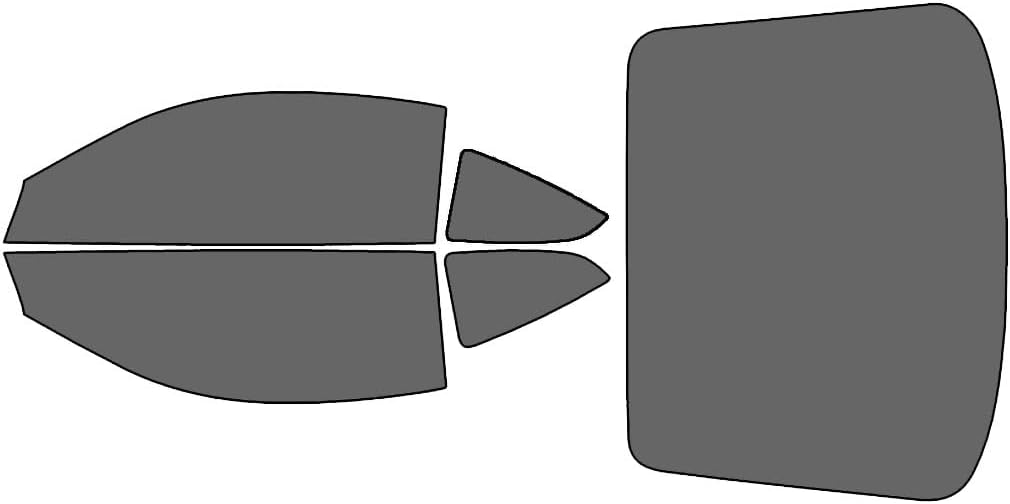 Rvinyl Window Tint Kit Compatible with Hyundai Tiburon 2003-2008 - Back Precut Kit - 35%