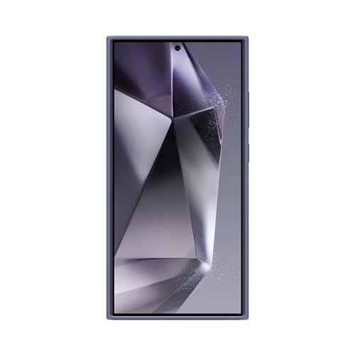 Image of Samsung Galaxy S24 Ultra Silicone Case Phone Case, Protective Cover with Color Variety, Smooth Grip, Soft and Sleek Design, Snug Fit, US Version, EF-PS928TVEGUS. Violet