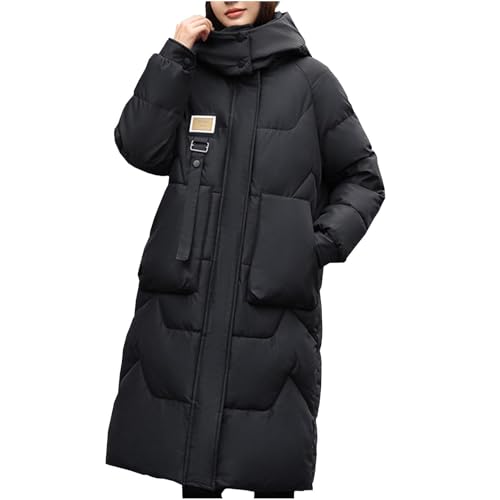 Manteau matelassé femme veste d'hiver à manches longues zippée grande taille