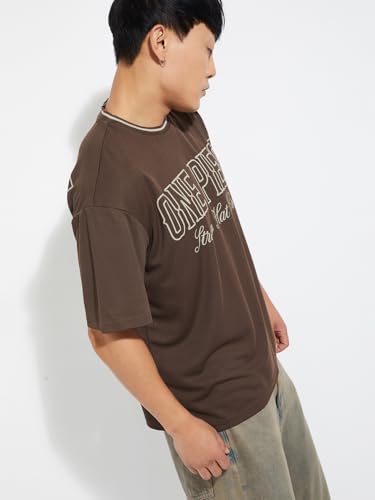 Image of Max URB N Men One Piece Print Oversized T-Shirt