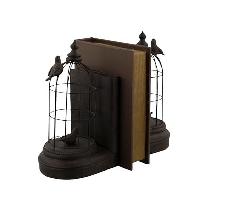 Deco 79 44729 Metal Bird Decorative Bookends Non Skid Bookends thumb #2