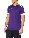 purple shirt guy Material duradero Nike M NK Dry Prk Drby II JSY SS T-Shirt, Hombre, Court Purple/White/White/White, XL