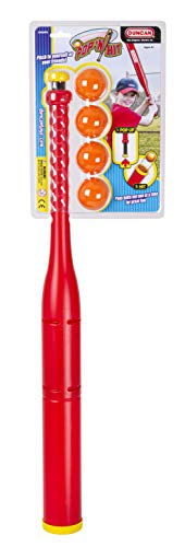 Duncan Toys Pop ‘N Hit Practice Bat – Self-Pitching Ball Launching Training Toy