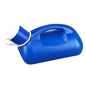 Urinoirs voor heren – Dikke urineflessen voor heren met mors-/lekvrije schroefdeksels – 1200 ml draagbaar urinoir voor…