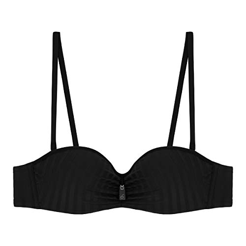 Cherry Beach Mujer Long Beach Bikini Not Applicable, Negro, 85 B
