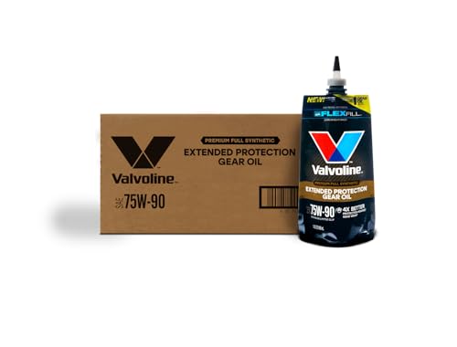 Valvoline FlexFill Extended Protection Full Synthetic 75W-90 Gear Oil 1 QT Pouch Case of 4