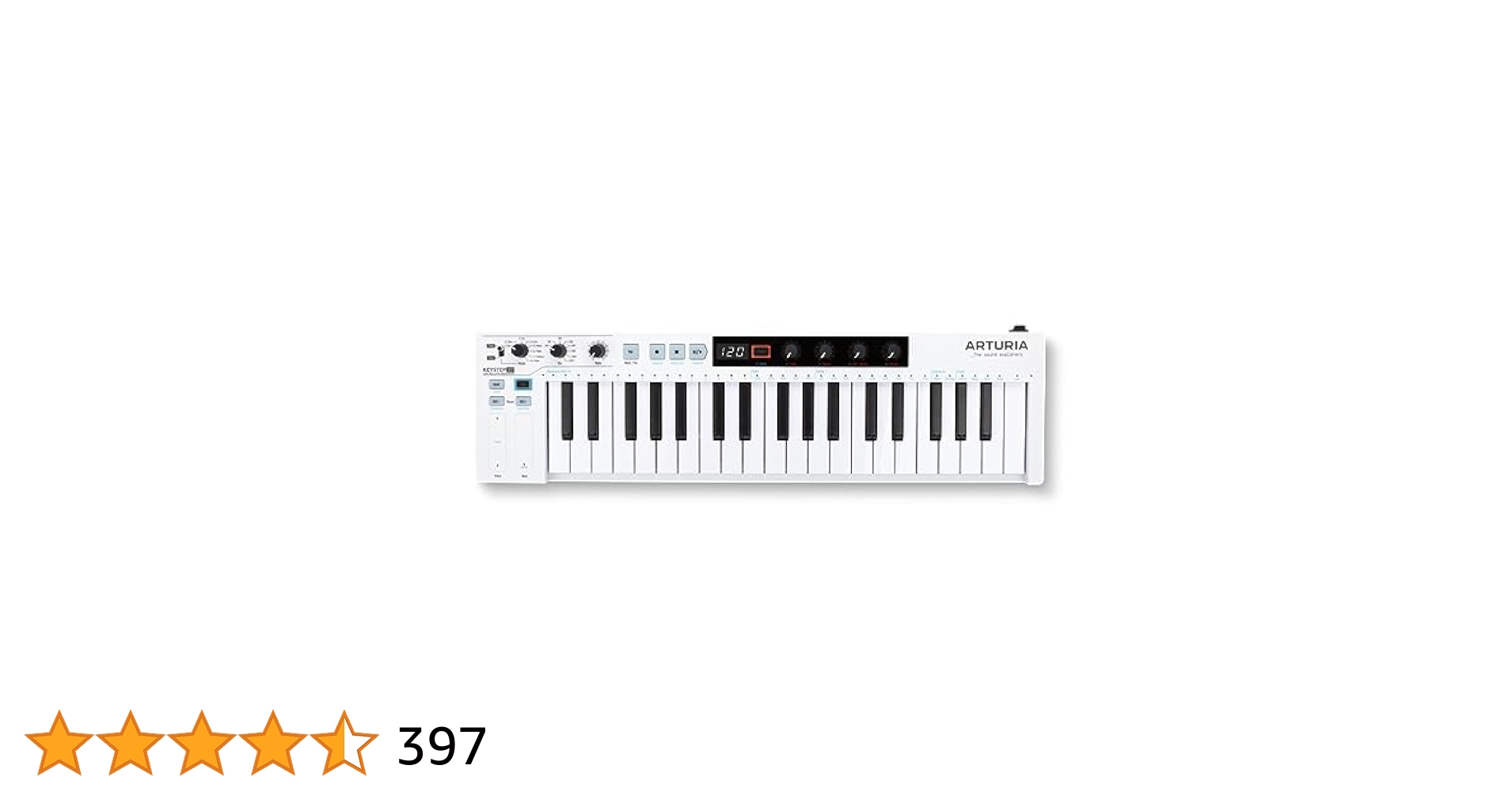 動作品 Arturia KeyStep37 MIDIキーボード Arturia KeyStep 37 | MIDI、CV対応 37キー USB MIDIキーボード