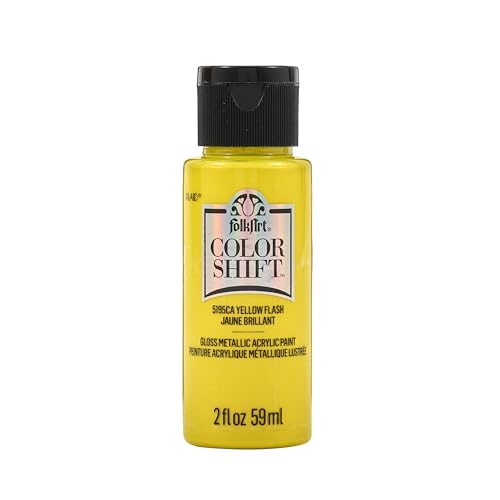 Image of FolkArt Color Shift Acrylic Paint in Assorted Colors (2 ounce), Yellow Flash