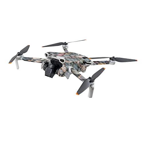 Image of MightySkins Carbon Fiber Skin Compatible with DJI Mini 3 - Riverbed | Protective, Durable Textured Carbon Fiber Finish | Easy to Apply | Made in The USA