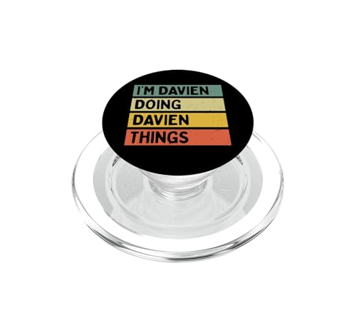 PopGrip pour MagSafe I'm Davien Doing Davien Things PopSockets personnalisé