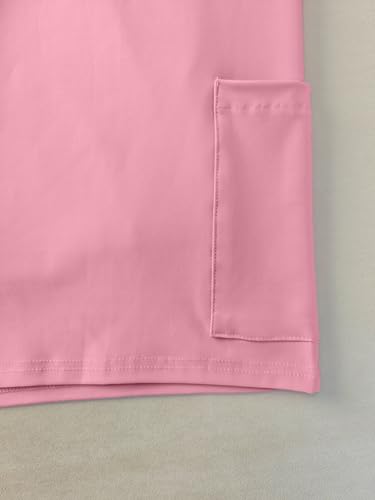 Image of Women's Play Dress, Short Sleeve Mini Skirt with Pockets, Black, Size XL
