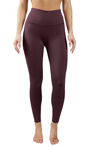 90 Degree By Reflex High Waist Fleece Lined Leggings - Yoga Pants - Dark Cherry - 1X #TOP20