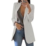 Assortissement : Ce blazer boutonné femme se marie avec différentes tenues, comme des jeans, des jupes longues ou des robes. Pour un look formel, portez-le avec un pantalon et des talons hauts pour une allure professionnelle. Pour un style plus décontracté, associez-le à un jean et des ballerines pour une allure chic et décontractée.