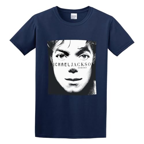 JINQIANXI Michael Jackson Invincible Mens Cotton Tshirt Size 3XL
