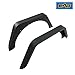 EAG Black Rear Fender Flare Armor Steel Fit for 87-95 Wrangler YJ