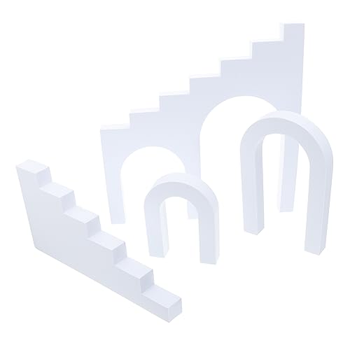 4 Pezzi Oggetti Di Scena Foto Decorazione Cubo Geometrico Di Foto Rossetto Di Per Foto Scaffale Di Arredamento Fotografia Di Prodotto