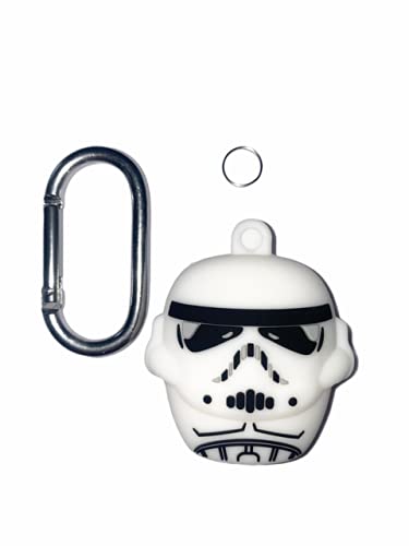 Coque silicone AirTag anti-rayure Trooper avec porte-clés