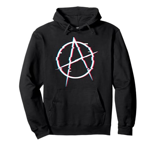 Anarchie-Symbol, Anarchisten, Anti-Regierung, Ästhetik Pullover Hoodie