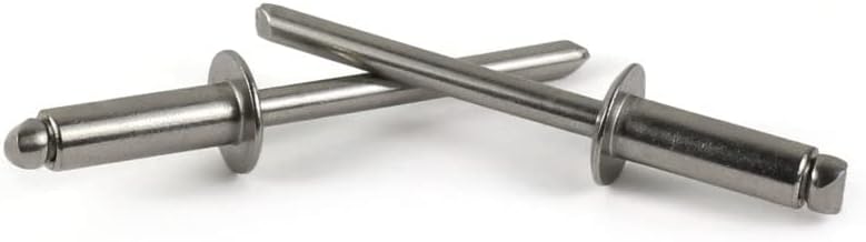 1/4 x .62-.75 (#812) Standard Blind Rivets/All Steel/Zinc / 1,500 Pc. Carton