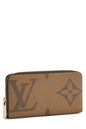 Pre-Loved Monogram Reversed Giant Zippy Continental, Brown2