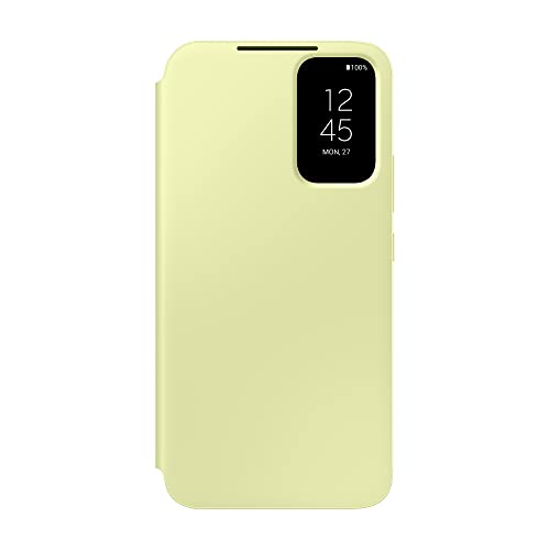 Samsung View Wallet Cover custodia con finestra di visione notifiche per Galaxy A34 5G, Lime