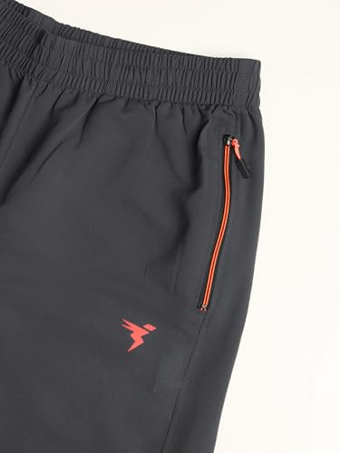 Image of TECHNOSPORT Men Solid Slim Fit Sports Shorts Techno LITE UPF50+ Polyester Mid Rise Drawstring Shorts Pant for Men Gym Workout Running Cricket Casual Quick Dry