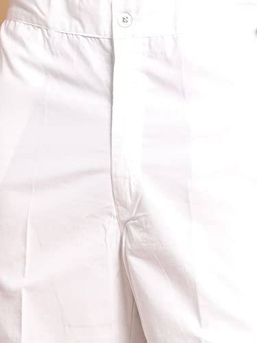 Image of VASTRAMAY Men's Cotton Linen Kurta Pyjama Set (1)