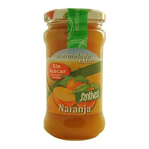 Santiveri Mermelada Extra Con Fructosa De Naranja 325Gr, Negro, Estandar