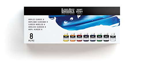 Liquitex Professional Soft Body Acrylic Paint Set, Classic 8