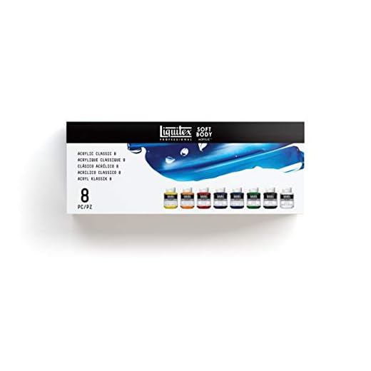Liquitex Professional Soft Body Acrylic Paint Set, Classic 8