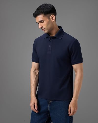 Image of Wellbi Eco-Friendly Bamboo Polo T Shirt | Mens Stylish Casual Regular Fit | Comfortable Soft | Trendy Breathable Lightweight | Quality Modern Essential Fashion