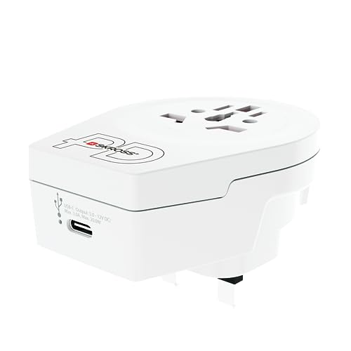 SKROSS, World to UK USB C20PD, UK TRAVEL ADAPTER UK from Euro, Australia, UK, USA, JAPAN, Brazil and China - Image 3