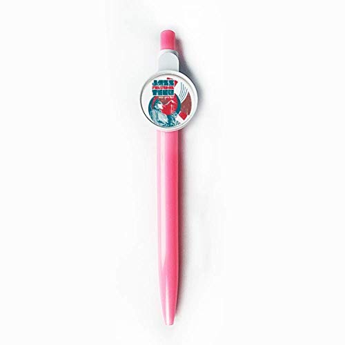 Stylo à bille rétractable bleu sur le thème musique et jazz pour fournitures de bureau