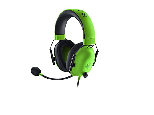 Razer BlackShark V2 X - Casque Gaming Esports Multiplateforme (Haut-parleurs TriForce de 50mm, Annulation Passive du Bruit Avancée, Son 7.1 Surround, Microphone Cardioïde) Vert
