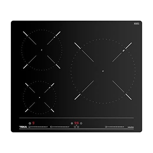 Teka | Placa De Inducción | 3 Zonas | 60 Cm | Control Touch Multislider | Negra