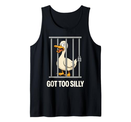Got Too Albern Lustiges Gänsewortspiel, Humor, Tierliebhaber Tank Top