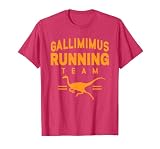 Gallimimus Running Team T-Shirt, Men, Red Heather, Large