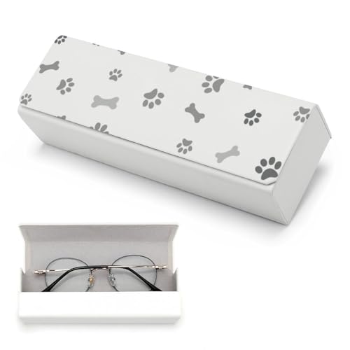 Étui à lunettes de soleil patte de chien anti rayures rigide