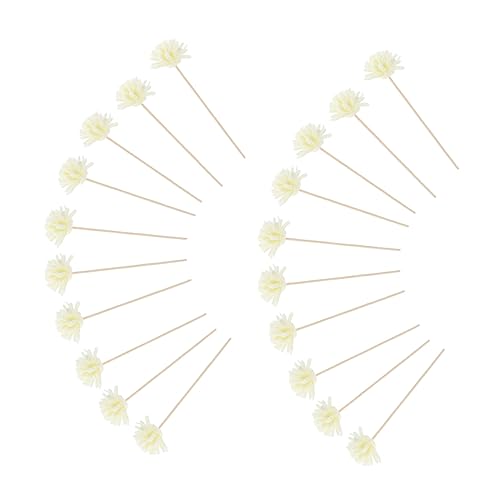 OUNONA 20Piezas Palos de Aromaterapia Decorativos para Difusores de Aroma Flores Artificiales para Aromaterapia para Oficinas y