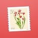 Red Tulips 2024 5-Cent (Sheet of 20) Flowers Denominated Mail-Use Additional Postage Stamps