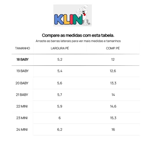 Tênis Casual Bebê Meninas Klin New Confort Confortável 179087