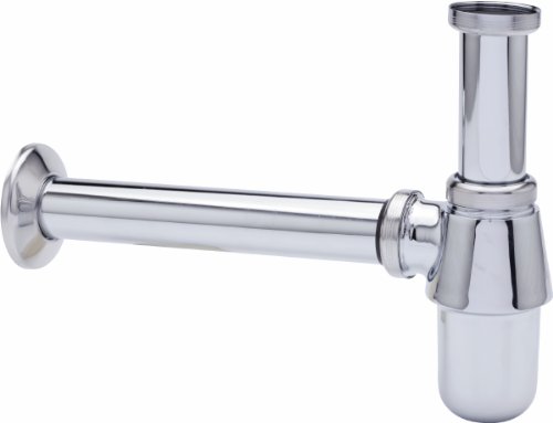 Viega 100 674 Flaschengeruchsverschluss 1 1/4’’ vchr, Chrom, 20.8 x 11.2 x 6.8 cm